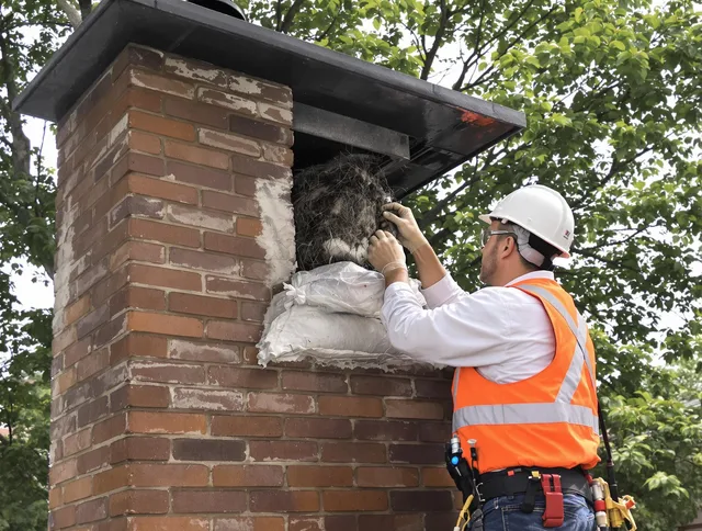 Humane removal of debris and animals by Westlake Chimney Sweep in Westlake, OH
