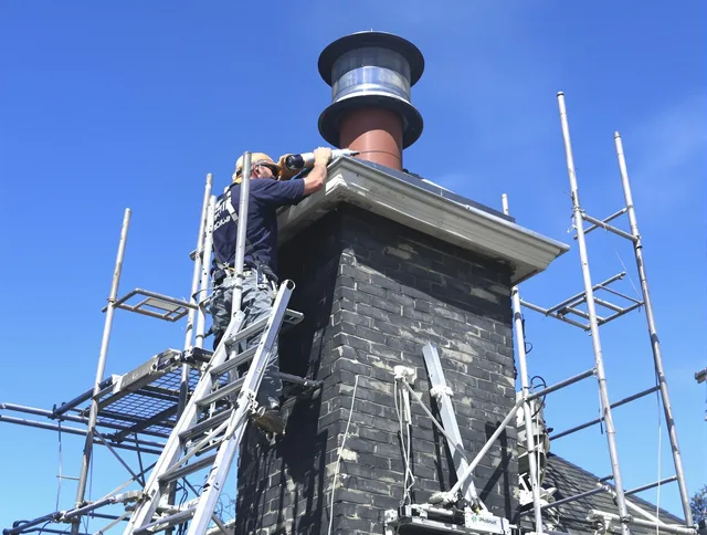 Sturdy chimney crown finished by Westlake Chimney Sweep in Westlake, OH