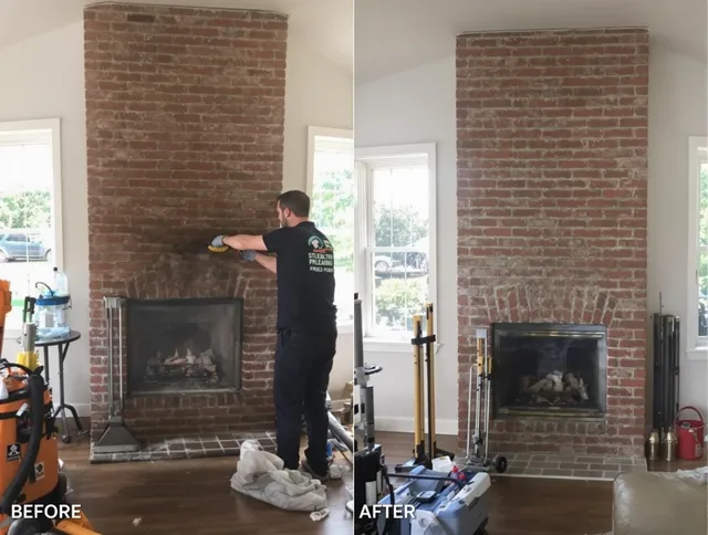 Finished chimney sweeping service by Westlake Chimney Sweep in Westlake, OH